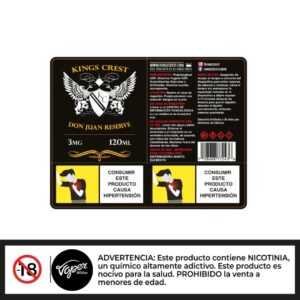 KINGS CREST DON JUAN RESERVE 120ML