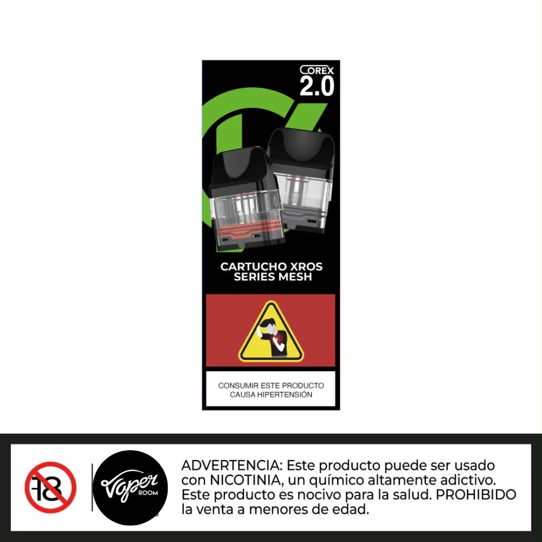 CARTUCHO PARA XROS Y XROS MINI 0.8 Ω