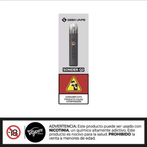 SONDER Q2 DE GEEKVAPE CON UNA SAL DE NICOTINA ARTESANAL