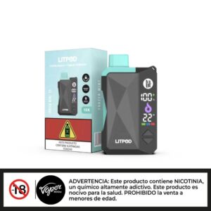 LITPOD KIT SEMI DESECHABLE DE 15.000 PUFFS