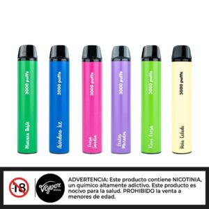 MIJO VAPE POD DESECHABLE DE 3000 PUFF