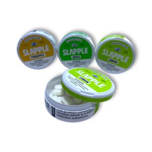 CHICLES DE NICOTINA SLAPPLE 2MG (40 chicles)