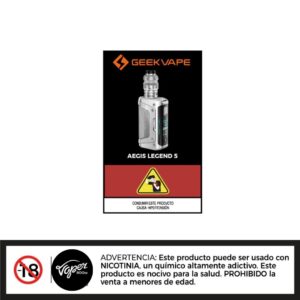 AEGIS LEGEND 5 KIT DE GEEKVAPE+BATERÍAS+LIQUIDO DE 30ML